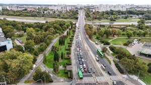 Ul. Królowej Jadwigi - widok w kierunku Warty