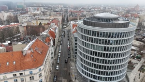 Okrąglak z lotu ptaka