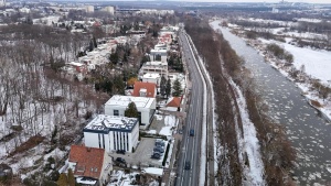 teren przyszłej inwestycji z lotu ptaka