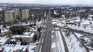 teren przyszłej inwestycji z lotu ptaka