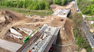 Prace w rejonie wiaduktu w ciągu ul. Lutyckiej
