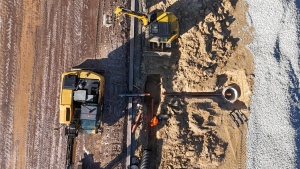 Prace przy infrastrukturze podziemnej