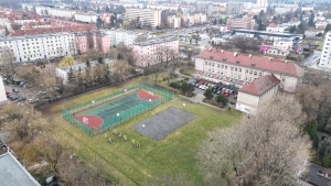 VII LO widziane z perspektywy drona