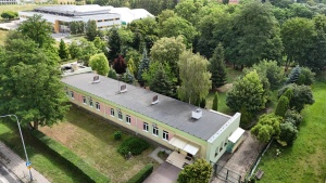 Przedszkole "Promyczek" widziane z perspektywy lotu ptaka
