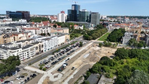 Plac budowy w rejonie Stadionu im. E. Szyca 