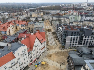 widok inwestycji z lotu ptaka