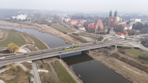Most Chrobrego widok z góry