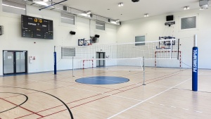 sala gimnastyczna nowej szkoły