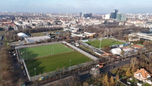 nowe boiska - widok z lotu ptaka