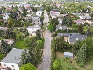 Ul. Admiralska widziana z perspektywy ptaka