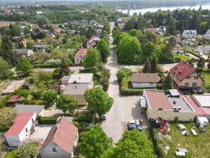 Ul. Admiralska - widok z perspektywy ptaka w kierunku j. Kierskiego