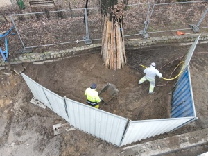 Wymiana ziemi w obrębie brył korzeniowych