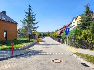 Widok na ul. Drogocin od strony ul. Glinienko