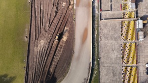 Obiekt sportowy na Golęcinie, prace polegające na demontażu nawierzchni