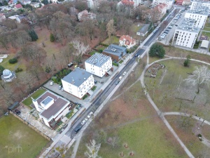 ul. Heweliusza - widok z lotu ptaka
