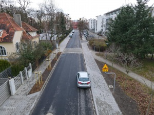 ul. Heweliusza - widok z lotu ptaka