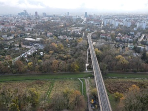 Rejon inwestycji widziany z perspektywy lotu ptaka