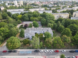 widok siedziby mopr z lotu ptaka