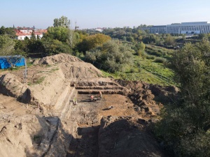Prace ziemne na Ostrowie Tumskim