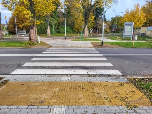 Przejście dla pieszych na ul. Szczepankowo.