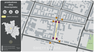 schemat zmiany organizacji ruchu 