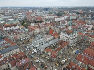Stary Rynek widziany z lotu ptaka