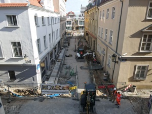 Prace brukarskie na ul. Wrocławskiej