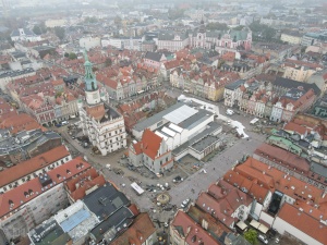 Stary Rynek widziany z perspektywy lotu ptaka