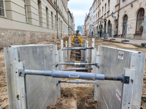 wykop pod infrastrukturę podziemną