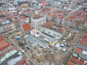 widok Starego Rynku z lotu ptaka