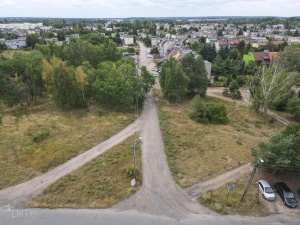 Ulica Walentego Stefańskiego widziana z perspektywy lotu ptaka