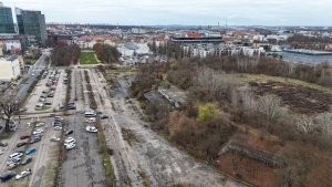 Stadion im. E. Szyca przed zagospodarowaniem terenu