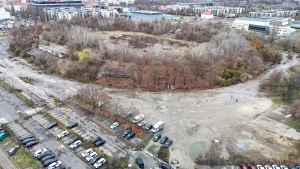Stadion im. E. Szyca przed zagospodarowaniem terenu