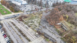 Stadion im. E. Szyca przed zagospodarowaniem terenu