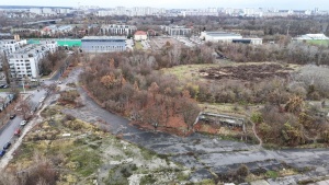 Stadion im. E. Szyca przed zagospodarowaniem terenu