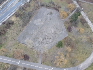 Skwer na os. Piastowskim przed zagospodarowaniem terenu