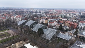 Obiekty Palmiarni widziane z perspektywy lotu ptaka