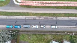 ul. Mogileńska z lotu ptaka