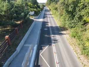 Ul. Morasko po remocie z lotu ptaka