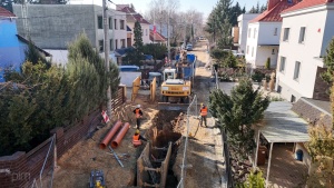 Prace podziemne w ul. Radosnej