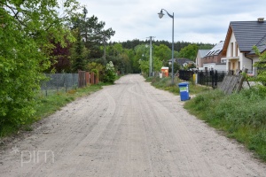 Ul. Mleczowa przed budową