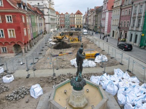 Stary Rynek w trakcie remontu