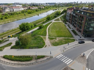 Miejsce, gdzie wybudowany zostanie ciąg pieszo-rowerowy