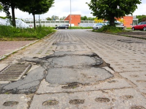 ul. Żelazna przed remontem